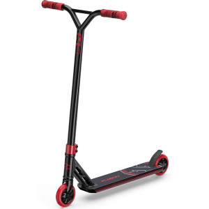Fuzion X-5 Pro Scooter - Trick Scooter For Kids 8 Years And Up - Pro Scooters For Teens - Best Stunt Scooter For Bmx Scooter Tricks (Black/Red)
