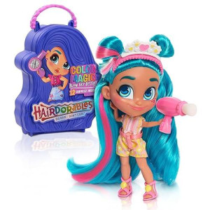 Just Play Hairdorables Collectible Doll Color Magic Blow Dry Besties Series 6, Styles and case Colors May Vary, Each Sold Separately