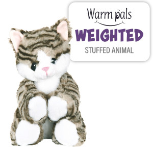 Warm Pals - Kiki Kitten - 1.5Lbs - Cozy Microwavable Lavender Scented Plush Toys - Heated Stuffed Animal - Heatable Coolable Bedtime Comfort Plushie