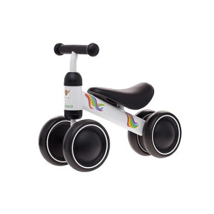 The Original Croco Ultra Lightweight And Sturdy Balance Bike.2 Models For 2, 3, 4 And 5 Year Old Kids. Unbeatable Features. Toddler Training Bike, No Pedal. (White Unicorn, Baby 8 Inch)