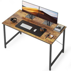 Cubicubi Computer Desk, 47 Inch Home Office Desk, Modern Simple Style Pc Table For Home, Office, Study, Writing, Vintage