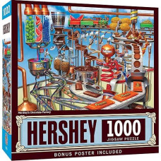 Masterpieces 1000 Piece Jigsaw Puzzle For Adults, Family, Or Kids - Hershey'S Chocolate Factory - 19.25"X26.75"