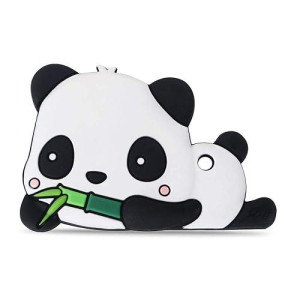 Amazingm Panda Sensory Chew Teether For Boys And Girls,Food Grade Silicone Safety Pendant Chewy Teething Toy For Kids With Autism, Adhd,Oral Motor,Teething,Biting Needs