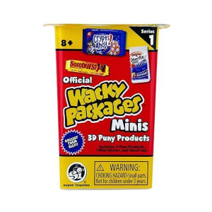 Wacky Packages Minis 5 Pc Blind Box Series 1, Multi