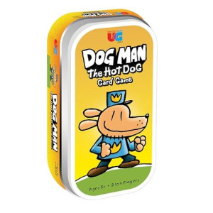 University Games Dog Man The Hot Dog Card Game for Ages 5 and Up, 2 to 4 Players Based on The Dog Man Books by Dav Pilkey (07011), Yellow