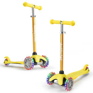 3 Wheel Scooters For Kids, Kick Scooter For Toddlers 3-6 Years Old, Boys And Girls Scooter With Light Up Wheels, Mini Scooter For Children