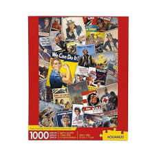 Aquarius Smithsonian War Posters (1000 Piece Jigsaw Puzzle) - Glare Free - Precision Fit - Officially Licensed Smithsonian Merchandise & Collectibles - 20 X 28 Inches