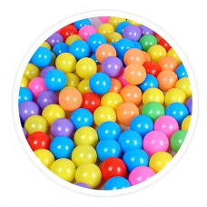 Weikap 50Pcs Eco-Friendly Colorful Ball Soft Plastic Ocean Ball Funny Baby Kid Swim Pit Toy Water Pool Ocean Wave Ball(5.5Cm)
