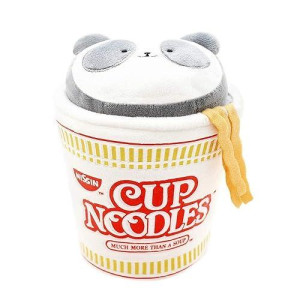 Anirollz Stuffed Animal Plush Toy - Official Nissin Cup Noodle Roll Blanket Outfitz Doll |Soft, Squishy, Warm, Cute, Comfort, Safe| Pillow With Panda - Birthday Decorations Gift 6" Pandaroll
