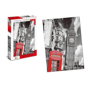 Toynk Collected Colors London Call Box 1000 Piece Jigsaw Puzzle