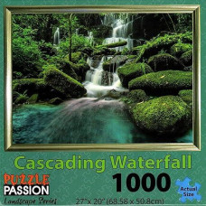 Puzzle Passion Cascading Waterfall 1000 Piece 27" X 20"