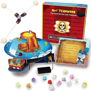 Meandmine Teamwork - Cooperative Family Games - Communication Skills, Conflicts Resolution, Leadership- Board Games For Family Night - Stem Toys For Ages 5-8