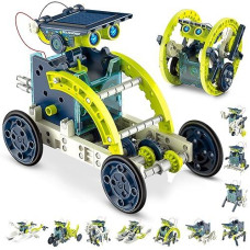 Hot Bee 12-In-1 Stem Solar Robot Kit - Stem Projects For Kids Ages 8-12, Learning Educational Science Kits, Diy Building Toys, Birthday For 8 9 10 11 12 13 Year Old Boys Girls