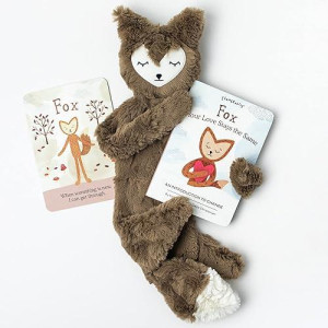 Slumberkins Fox Snuggler, Affirmation card Storybook Set Supports change, coping Skills Transitions Social Emotional Development Soft Plush Animal Lovey gift Set for Babies Toddlers