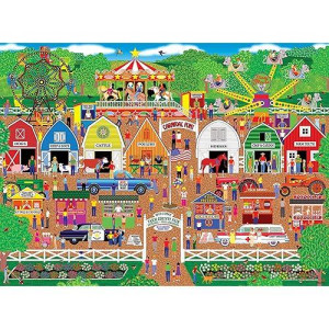 Cra-Z-Art - Roseart - Home Country - Farm County Fair - 1000 Piece Jigsaw Puzzle