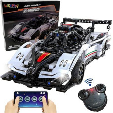 Wiseplay Model Car Kits To Build For Adults And Kids 9 12 14 Year - Stem Projects For Kids Ages 8 12 16 Yr - Build Your Own Remote Control Building Car Kit - Great Stem Building Toy Gifts 457 Pieces