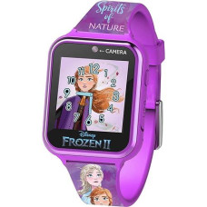 Accutime Frozen 2 Touchscreen Interactive Smart Watch (Model: Fzn4707Az), Camera, Multi & Purple