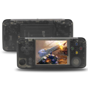 Handheld Game Console ,Retro Game Console Opendingux Tony System , Built-In 3007 Classic Game Console 3 Inch Ips Screen Portable Video Game Console - Transparent Black