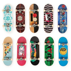 Tech Deck, Dlx Pro 10-Pack Of Collectible Fingerboards, For Skate Lovers Age 6 And Up