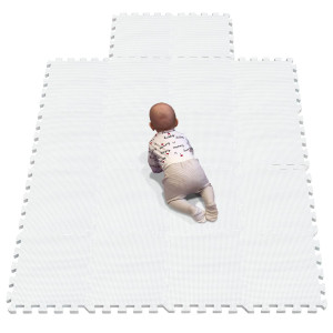 YIMINYUER Baby Playmats Floor gyms Puzzles Jigsaw Puzzle Play mats Floor Exercise mats Frame,Fitness Yoga mats Play mat crawling mat Flooring White R01g301018