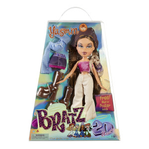 Bratz 20 Yearz Special Anniversary Edition Original Fashion Doll Yasmin With Accessories And Holographic Poster | Collectible Doll | For Collector Adults And Kids Of All Ages