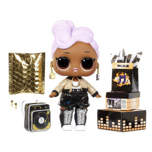 LOL Surprise Big BB (Big Baby) DJ - 11 Large Doll, Unbox Fashions, Shoes, Accessories, Includes Playset Desk, chair and Backdrop