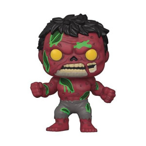Funko Pop Marvel: Marvel Zombies - Red Hulk, 3.75 Inches, Multicolor