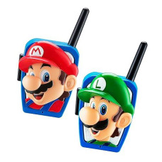 Super Mario Bros Walkie Talkies Kids Toys, Long Range, Two Way Static Free Handheld Radios, Designed For Indoor Or Outdoor Games For Kids Aged 3 And Up