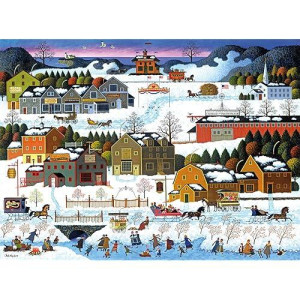 Buffalo Games - Charles Wysocki - Hickory Haven Canal - 1000 Piece Jigsaw Puzzle For Adults Challenging Puzzle Perfect For Game Nights