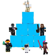 Roblox Action collection - Series 9 Mystery Figure 6-Pack Includes 6 Exclusive Virtual Items] , Blue