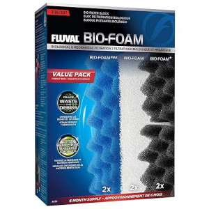 Fluval 306307 Bio Foam Value Pack, Replacement Aquarium Filter Media