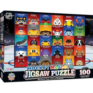 NHL Mascot Puzzle 100 pc