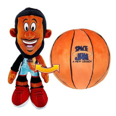 Space Jam: A New Legacy - Transforming Plush - 12" Lebron James Into A Soft Plush Basketball - Exclusive