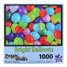 Bright Balloons Puzzle 1000 Pieces 27" X 20" Inches