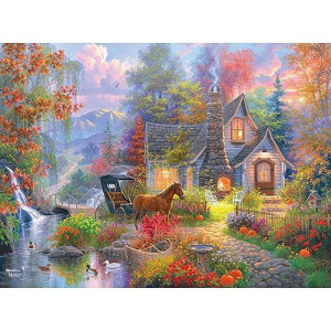 Cra-Z-Art - Roseart - Abraham Hunter 1000Pc - Fairytale Cottage