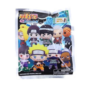 Viz Media Naruto Shippuden Series 3 - 3D Foam Bag clip in Blind Bag, Multi color