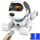 Robot Dog Toys For Kids, Okk Remote Control Robot Toys, Interactive & Smart Programmable Walking Dancing Rc Dog Robot, Rechargeable Electronic Pets Gifts For Boys Girls Age 6, 7, 8, 9, 10,11,12