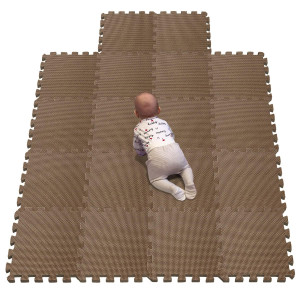 Yiminyuer� 18 Tiles (30Cm�30Cm�1Cm Each Tile) Baby Soft Puzzle Play Mats, Kids Thick Eva Foam Floor, Toddlers & Children'S Soft Interlocking Mat R06G301018