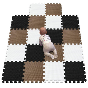 Yiminyuer� 18 Tiles (30Cm�30Cm�1Cm Each Tile) Baby Soft Puzzle Play Mats, Kids Thick Eva Foam Floor, Toddlers & Children'S Soft Interlocking Mat R01R04R06G301018