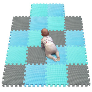 Yiminyuer� 18 Tiles (30Cm�30Cm�1Cm Each Tile) Baby Soft Puzzle Play Mats, Kids Thick Eva Foam Floor, Toddlers & Children'S Soft Interlocking Mat R07R08R12G301018