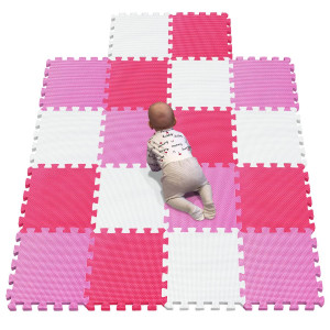 Yiminyuer� 18 Tiles (30Cm�30Cm�1Cm Each Tile) Baby Soft Puzzle Play Mats, Kids Thick Eva Foam Floor, Toddlers & Children'S Soft Interlocking Mat R01R03R09G301018
