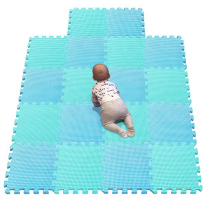 Yiminyuer� 18 Tiles (30Cm�30Cm�1Cm Each Tile) Baby Soft Puzzle Play Mats, Kids Thick Eva Foam Floor, Toddlers & Children'S Soft Interlocking Mat R07R08G301018