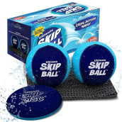Activ Life Ultimate Skip Ball, Navy/Teal (With Skip Disc), Popular Teen Gifts For Girls And Boys Best For Kids Ages 7 Year Old, Fun Unique Christmas Stocking Stuffers, Cool Outdoor Fun