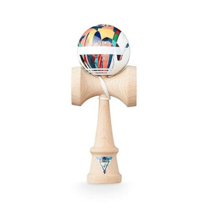 Krom Kendama Noia 4 Toy - Improves Balance, Reflexes And Creativity - Designed By A Professional For Beginners And Experts.