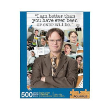 Aquarius The Office Dwight Schrute Puzzle (500 Piece Jigsaw Puzzle) - Officially Licensed The Office Merchandise & Collectibles - Glare Free - Precision Fit - 14 X 19 Inches