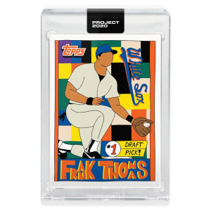 Topps PROJEcT 2020 card 96 - 1990 Frank Thomas by Fucci