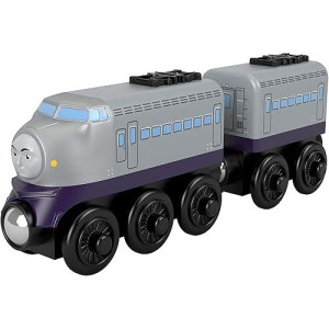 Thomas & Friends Wood Kenji Push-Along Train Engine For Toddlers And Preschool Kids Ages 2 Years And Up