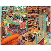 1000 Piece Puzzle For Adults Jigsaw Puzzle 1000 Pieces Puzzle For Adults 1000 Piece Puzzle - Window Cat
