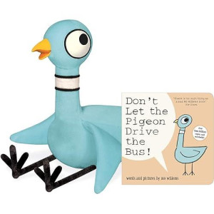 Yottoy Mo Willems Soft Stuffed Animal Plush Toys And Book Collection Bundle Set (Pigeon)
