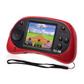 Kids Handheld Game Portable Video Game Player With 200 Games 16 Bit 2.5 Inch Screen Mini Retro Electronic Game Machine ,Best Gift For Child (Red)